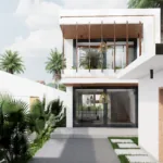 Terrasse et jardin - vue 1