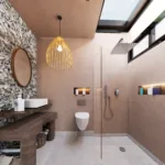 Salle de bain à ciel ouvert - vue 1